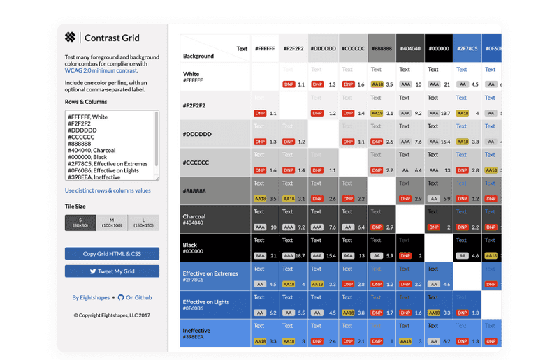 Accessibility in ux design tool screen