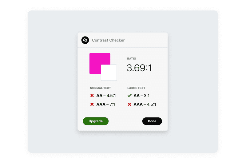 Updated Stark Contrast Checker UI dribbble