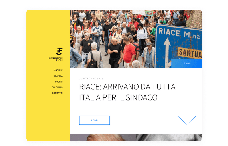 Informazione Facile - accessibility design website