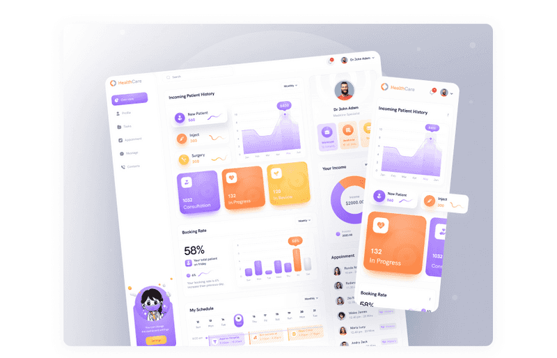 Medical Dashboard Design shot