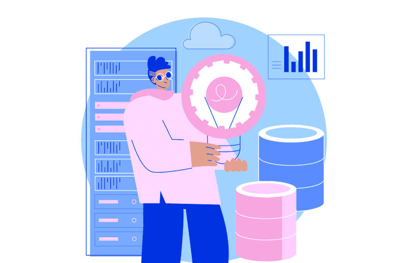 Illustration about data