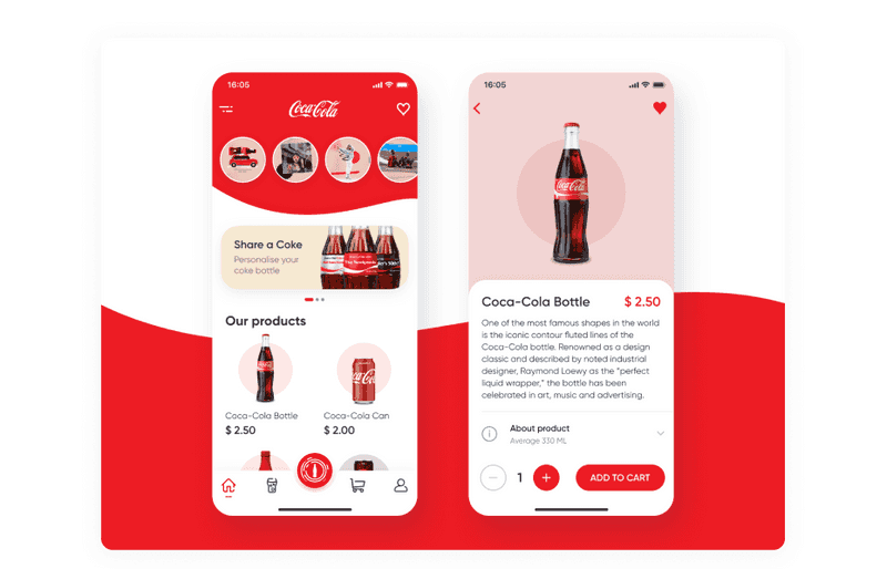 Coca-Cola App Concept