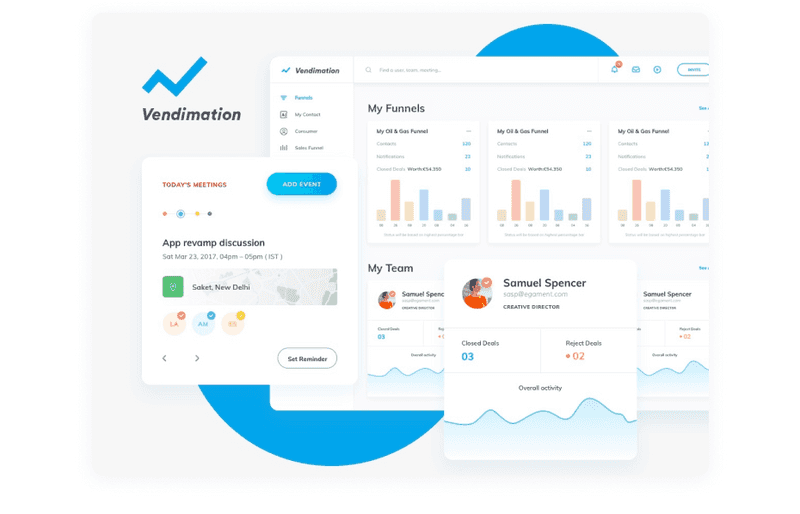  Vendimation - Business Dashboard shot