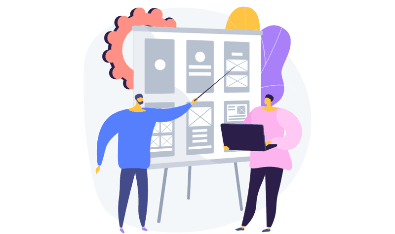 Illustration about prototyping
