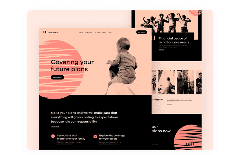 Flosurance - Landing Page