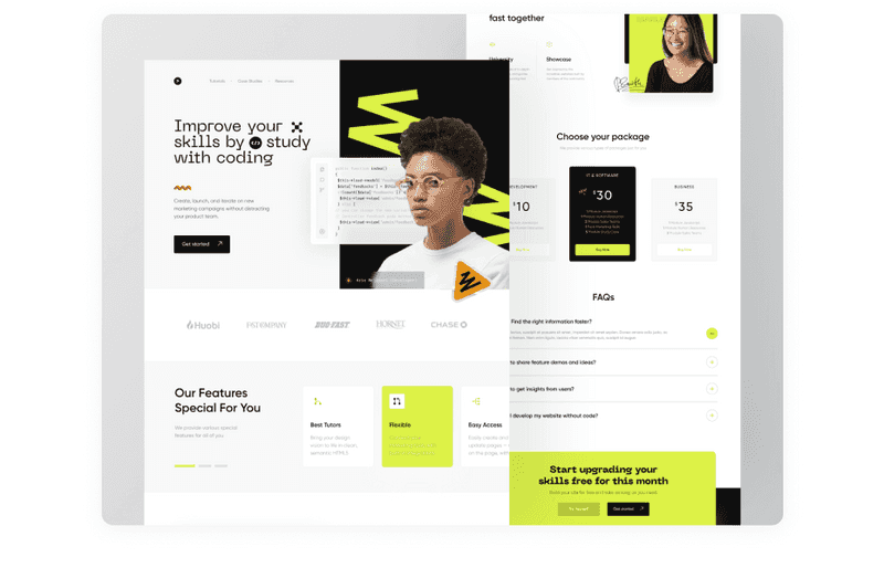 Macode Courses - Landing Page Exploration shot