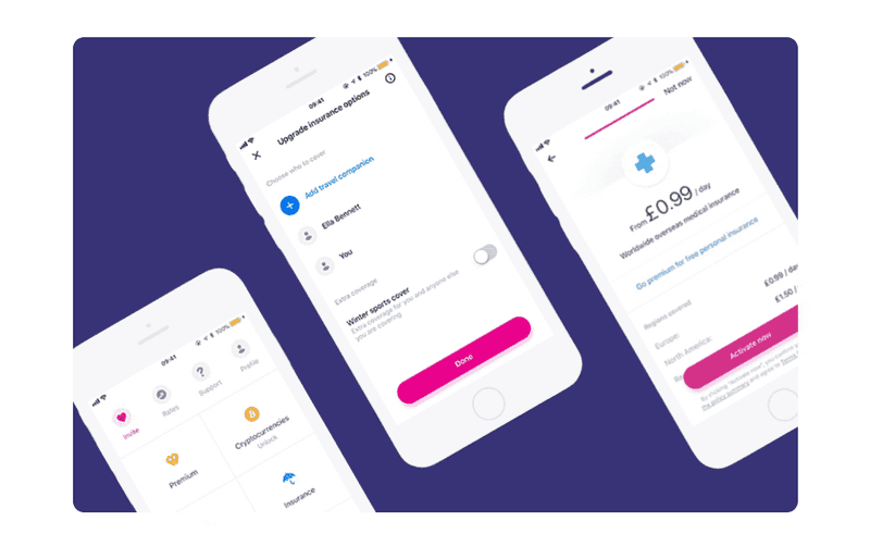 Revolut screens